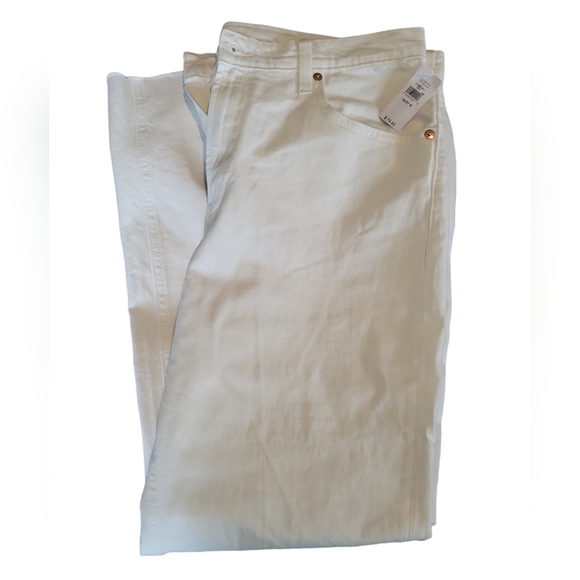 GAP '90s Loose Mid Rise Jeans w/raw split hem size 31 / 12 S NWT - Picture 2 of 8